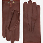 Diego - Italian gloves made of American deerskin leather with rabbit fur lining - Leather Gloves Online - Luxury Leather Gloves - 1