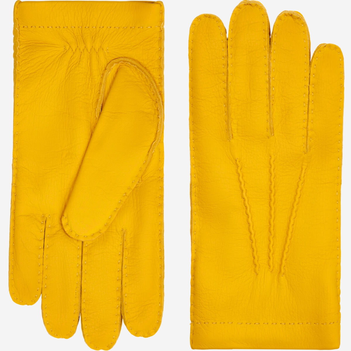 Matteo - Italian gloves made of American deerskin leather with cashmere lining - Leather Gloves Online - Luxury Leather Gloves - 1