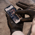 Aldo (black) - Italian lambskin leather gloves with lambswool lining & touchscreen feature - Leather Gloves Online - Luxury Leather Gloves - 6