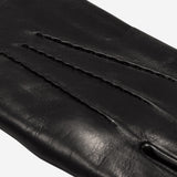 Aldo (black) - Italian lambskin leather gloves with lambswool lining & touchscreen feature - Leather Gloves Online - Luxury Leather Gloves - 3