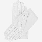 Alessa (white) - classic Italian lambskin leather driving gloves - Leather Gloves Online - Luxury Leather Gloves - 2