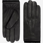 Alessandro (black) - Italian lambskin leather gloves with cashmere lining & touchscreen feature - Leather Gloves Online - Luxury Leather Gloves - 1