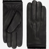 Alessandro (black) - Italian lambskin leather gloves with cashmere lining & touchscreen feature - Leather Gloves Online - Luxury Leather Gloves - 1