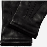 Alessandro (black) - Italian lambskin leather gloves with cashmere lining & touchscreen feature - Leather Gloves Online - Luxury Leather Gloves - 4