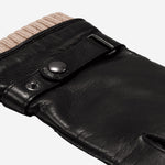 Alonzo (black) - Italian lambskin leather gloves with cashmere lining & touchscreen feature - Leather Gloves Online - Luxury Leather Gloves - 4
