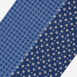 Andrea (blue) - soft and lightweight Italian scarf from 100% wool - Leather Gloves Online - 4