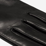 Bella (black) - Italian lambskin leather gloves with lambswool lining & touchscreen feature - Leather Gloves Online - Luxury Leather Gloves - 3