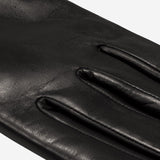 Bella (black) - Italian lambskin leather gloves with lambswool lining & touchscreen feature - Leather Gloves Online - Luxury Leather Gloves - 3