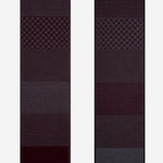 Bruno (grey/red) - warm and soft Italian scarf from wool blend - Leather Gloves Online - Luxury Silk Scarf - 3