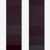 Bruno (grey/red) - warm and soft Italian scarf from wool blend - Leather Gloves Online - Luxury Silk Scarf - 3