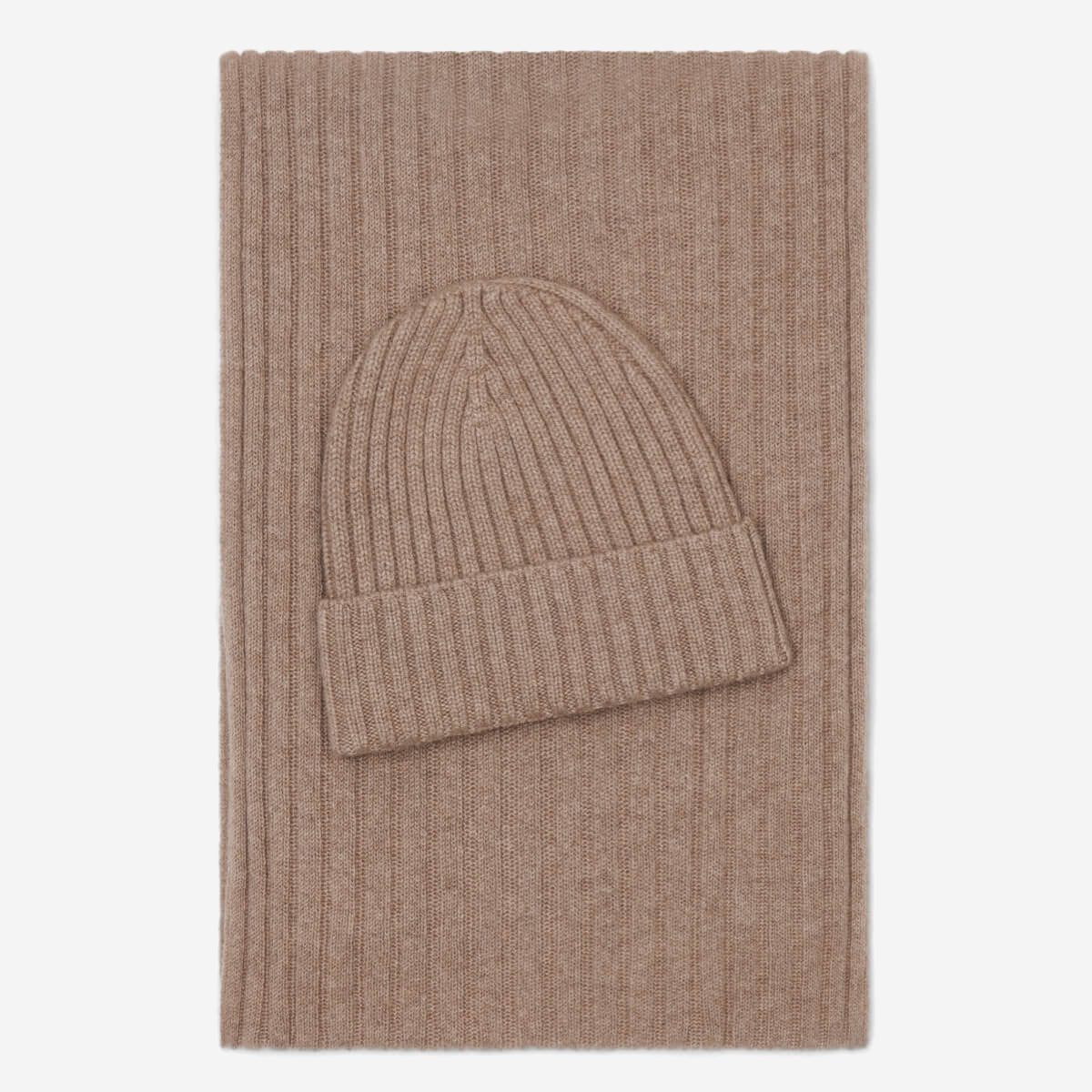 Milano (black) - 100% cashmere ribbed beanie (unisex)  - Leather Gloves Online - Luxury Beanie - 4