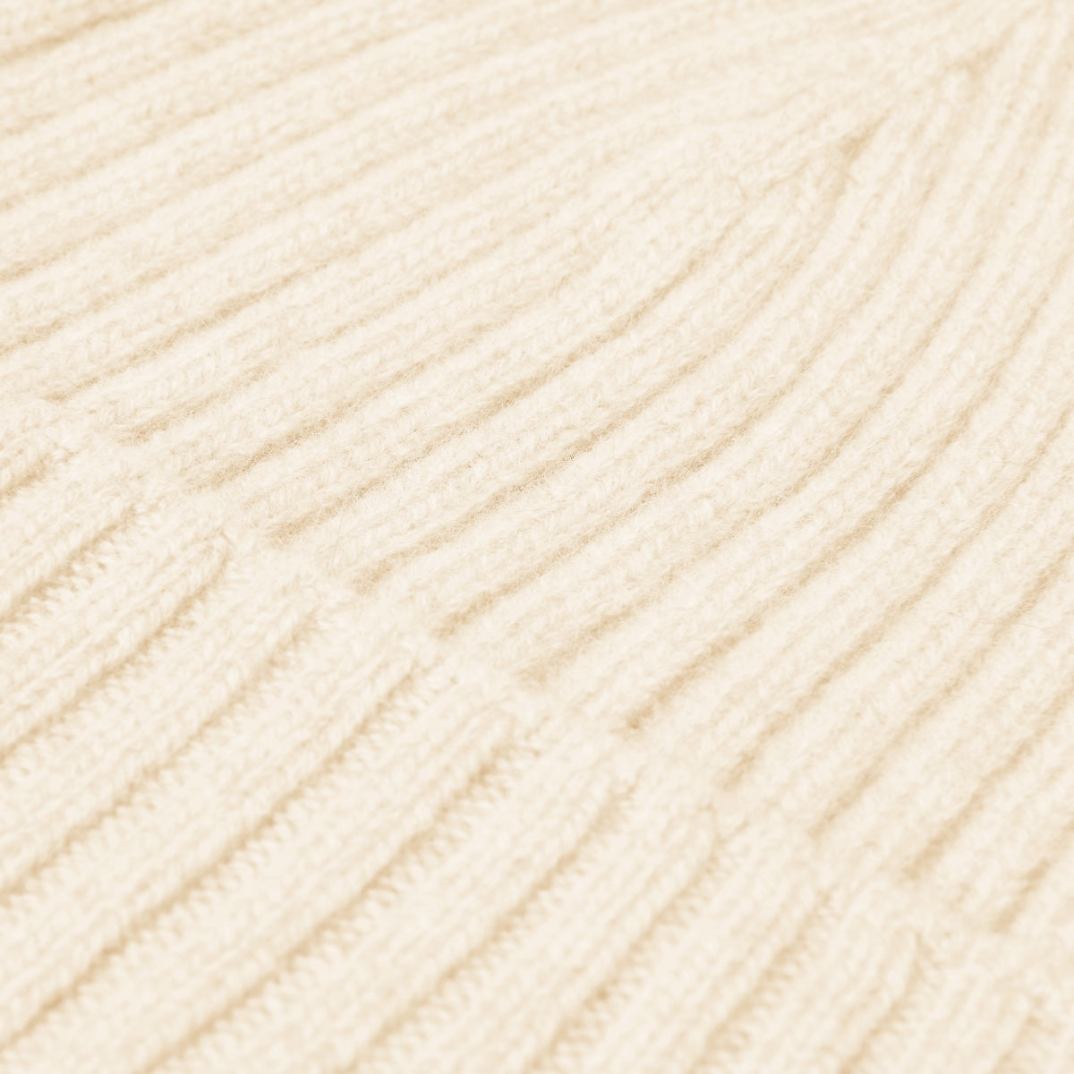Milano (cream) - 100% cashmere ribbed beanie (unisex) Milano (cream) - 100% cashmere ribbed beanie (unisex) - Leather Gloves Online - Luxury Beanie - 3