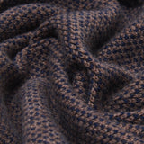 Riccardo (brown & blue) - 100% cashmere scarf with pattern- Leather Gloves Online - Luxury Italian Scarf - 5