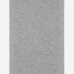 Riccardo (grey & white) - 100% cashmere scarf with pattern - Leather Gloves Online - Luxury Italian Scarf - 4