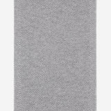 Riccardo (grey & white) - 100% cashmere scarf with pattern - Leather Gloves Online - Luxury Italian Scarf - 4