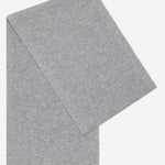 Riccardo (grey & white) - 100% cashmere scarf with pattern - Leather Gloves Online - Luxury Italian Scarf - 1