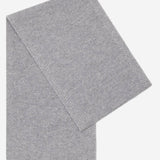 Riccardo (grey & white) - 100% cashmere scarf with pattern - Leather Gloves Online - Luxury Italian Scarf - 1