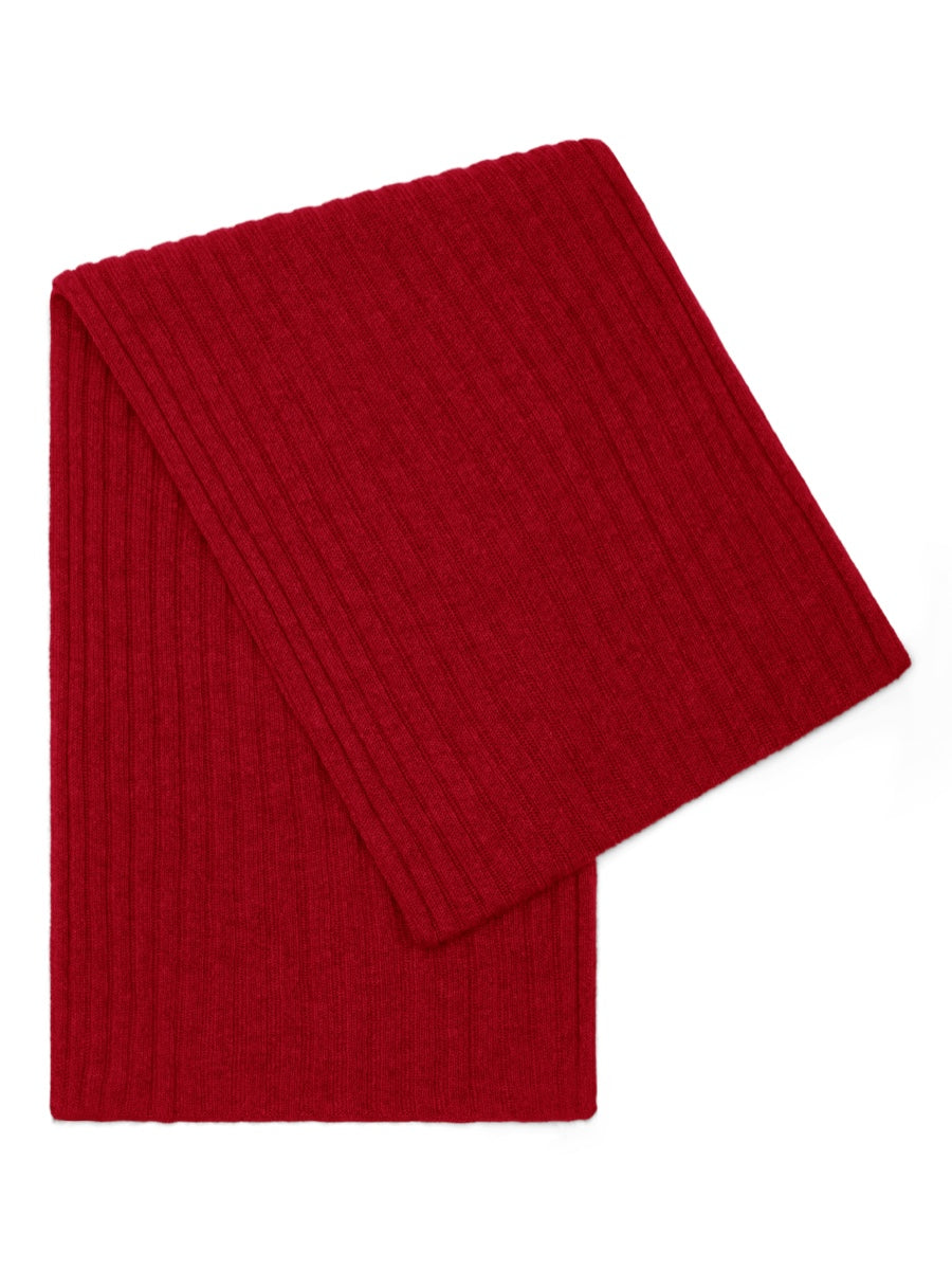 Cashmere Scarf - Red - Made in Italy