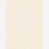 Napoli (cream) - 100% cashmere ribbed scarf (unisex)- Leather Gloves Online - Luxury Italian Scarf - 3