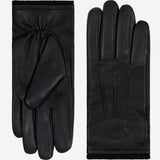 Daniel (black) – Goatskin leather gloves with warm wool lining and touchscreen function