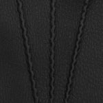 LUXURY MEN'S RABBIT FUR-LINED AMERICAN DEERSKIN GLOVES - Black - Made in Italy - Premium Leather Gloves - Leather Gloves Online - 4