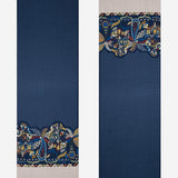 Edoardo (blue) - soft and lightweight Italian scarf from 100% wool - Leather Gloves Online - Luxury Italian Scarf - 3