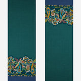Edoardo (dark green) - soft and lightweight Italian scarf from 100% wool - Leather Gloves Online - Luxury Italian Scarf - 4