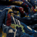 Edoardo (blue) - soft and lightweight Italian scarf from 100% wool - Leather Gloves Online - Luxury Italian Scarf - 5