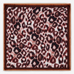 Bruna (brown/orange)- soft and lightweight Italian foulard from pure silk - Leather Gloves Online - Luxury Silk Scarf - 2