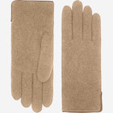 Florentina (sand) - Handmade Italian knitted wool gloves with luxurious cashmere lining - Leather Gloves Online - Luxury Leather Gloves - 1