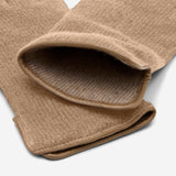 Florentina (sand) - Handmade Italian knitted wool gloves with luxurious cashmere lining - Leather Gloves Online - Luxury Leather Gloves - 2