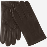 Giovanni (brown) - classic Italian lambskin leather gloves with cashmere lining - Fratelli Orsini - Luxury Leather Gloves - Handmade in Italy - 2