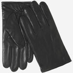 Giovanni (black) - classic Italian lambskin leather gloves with cashmere lining - Leather Gloves Online - Luxury Leather Gloves - 2