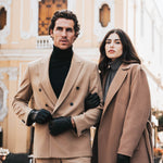 Giovanni (black) - classic Italian lambskin leather gloves with cashmere lining - Leather Gloves Online - Luxury Leather Gloves - 7