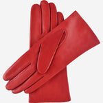 Isabella (red) - Italian lambskin leather gloves with cashmere lining & touchscreen feature - Leather Gloves Online - Luxury Leather Gloves - 2