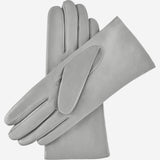 Isabella (grey) - Italian lambskin leather gloves with cashmere lining - Leather Gloves Online - Luxury Leather Gloves - 2