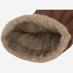 Lorenzo (brown) - Italian gloves made of American deerskin leather with cashmere lining - Leather Gloves Online - Luxury Leather Gloves - 2