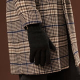 Luciano (black) - Handmade Italian knitted wool gloves with luxurious cashmere lining - Leather Gloves Online - Luxury Wool Gloves -  6
