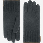 Luciano (grey) - Handmade Italian knitted wool gloves with luxurious cashmere lining - Leather Gloves Online - Luxury Wool Gloves - 1