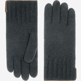 Luciano (grey) - Handmade Italian knitted wool gloves with luxurious cashmere lining - Leather Gloves Online - Luxury Wool Gloves - 1