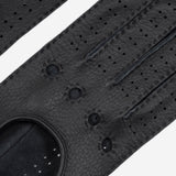Maria (black) - Italian driving gloves made of American deerskin leather - Leather Gloves Online - Luxury Leather Gloves - 2