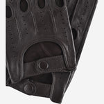 Mario (black) - Italian lambskin leather driving gloves & touchscreen feature - Leather Gloves Online - Luxury Leather Gloves - 3