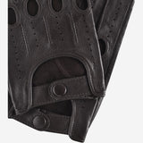 Mario (black) - Italian lambskin leather driving gloves & touchscreen feature - Leather Gloves Online - Luxury Leather Gloves - 3