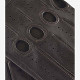 Mario (dark brown) - Italian lambskin leather driving gloves - Leather Gloves Online - Luxury Leather Gloves - 2
