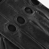 Mario (black) - Italian lambskin leather driving gloves & touchscreen feature - Leather Gloves Online - Luxury Leather Gloves - 4