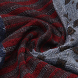 Federico (red/blue) - warm and soft Italian scarf from wool blend
- Leather Gloves Online - Luxury Italian Scarf - 4