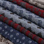 Federico (red/blue) - warm and soft Italian scarf from wool blend
- Leather Gloves Online - Luxury Italian Scarf - 5