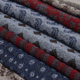 Federico (red/blue) - warm and soft Italian scarf from wool blend
- Leather Gloves Online - Luxury Italian Scarf - 5