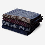 Federico (red/blue) - warm and soft Italian scarf from wool blend
- Leather Gloves Online - Luxury Italian Scarf - 6