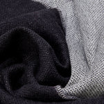 Romeo (blue/grey) - warm and soft scarf from 100% wool - Leather Gloves Online - Luxury Italian Scarf - 3